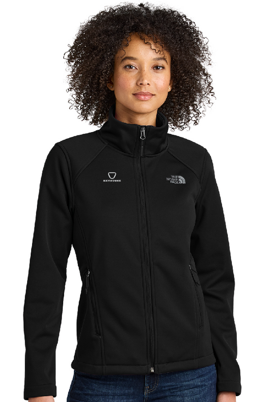 NF0A88D4  The North Face® Women's Chest Logo Ridgewall Soft Shell Jacket